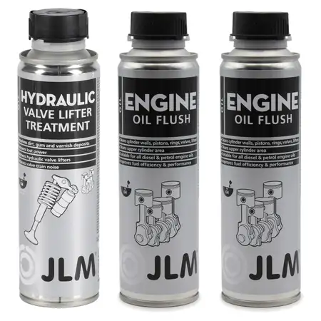 JLM Hydraulic Valve Lifter + Engine Oil Flush Hydrost&ouml;&szlig;elreiniger Motorreiniger Set