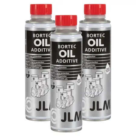 3x 250ml JLM J06050 Bortec Additiv &Ouml;ladditiv &Ouml;l-Additiv Motorreiniger