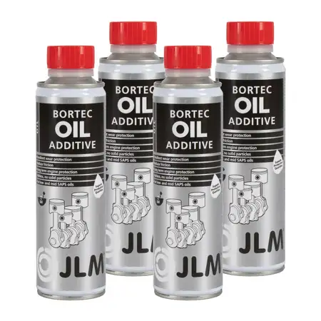 4x 250ml JLM J06050 Bortec Additiv &Ouml;ladditiv &Ouml;l-Additiv Motorreiniger