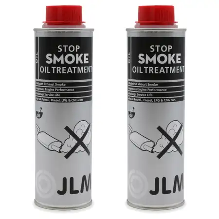 2x 250ml JLM J04831 Stop Smoke Oil Treatment Motor&ouml;labdichter Ru&szlig;stop