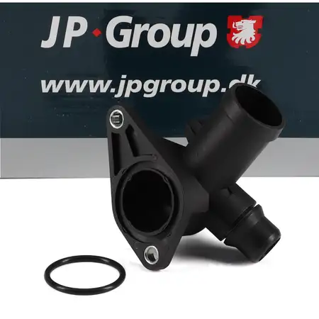 JP GROUP K&uuml;hlmittelflansch K&uuml;hlwasserflansch + Dichtung AUDI A4 B6 B7 1.8 T 06B121132E