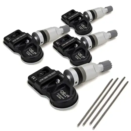 4x Reifendrucksensor f&uuml;r AUDI BENTLEY BMW BUGATTI PORSCHE MASERATI MCLAREN TESLA VW