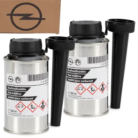 2x 120ml ORIGINAL GM Opel Benzinadditiv Einspritzd&uuml;senreiniger 95599923