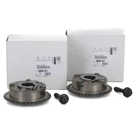 2x ORIGINAL Zahnrad Nockenwelle PSA C3 C4 C5 207 208 308 508 Partner 1.4/1.6 Turbo