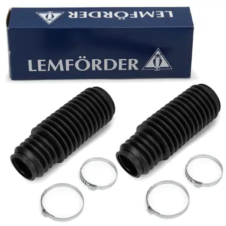 2x LEMF&Ouml;RDER 3012301 Spurstange Lenkmanschette BMW 3er E36 5er E34 Z3 vorne 32211139786