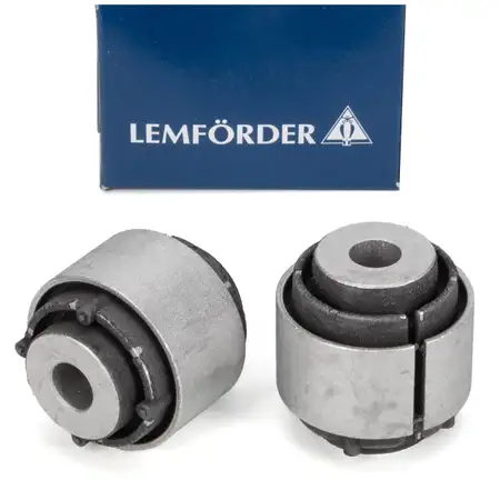 2x LEMF&Ouml;RDER 3058201 Querlenkerlager BMW 1er E81-88 3er E90-93 X1 E84 hinten 33326763092