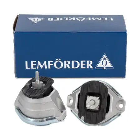 2x LEMF&Ouml;RDER Motorlager Hydrolager BMW 5er E60 E61 520-530i 6er E63 E64 630i M54 N52 N53