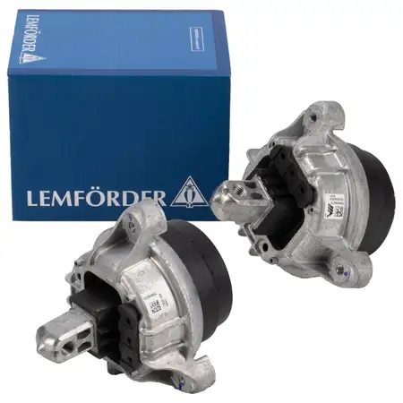 2x LEMF&Ouml;RDER Motorlager Hydrolager BMW 5er F10 F11 518d 520d 525d N47 links + rechts