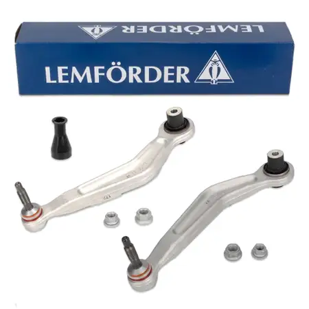 2x LEMF&Ouml;RDER Querlenker Lenker BMW 5er E60 E61 bis 02.2005 Hinterachse hinten oben