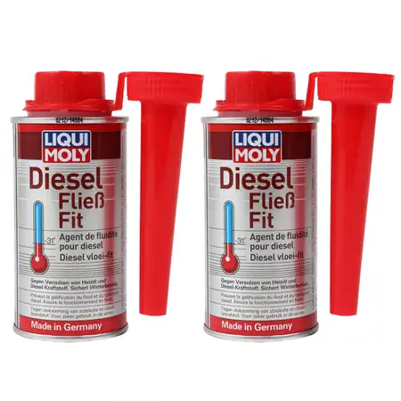 2x 150ml LIQUI MOLY Diesel Flie&szlig;-Fit Dieselzusatz Winter Additiv 5130