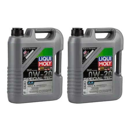 10L 10 Liter LIQUI MOLY 9734 SPECIAL TEC AA 0 W-20 Motor&ouml;l &Ouml;l API SP ILSAC GF-6A