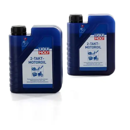 2L 2 Liter LIQUI MOLY 1052 2-TAKT-Motoroil Motorrad Moped Motor&ouml;l selbstmischend