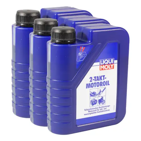 3L 3 Liter LIQUI MOLY 1052 2-TAKT-Motoroil Motorrad Moped Motor&ouml;l selbstmischend