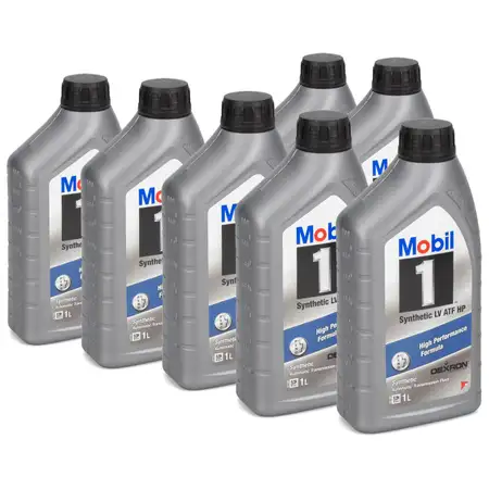 7L 7 Liter Mobil 1 Synthetic LV ATF HP Getriebe&ouml;l Automatikgetriebe&ouml;l DEXRON