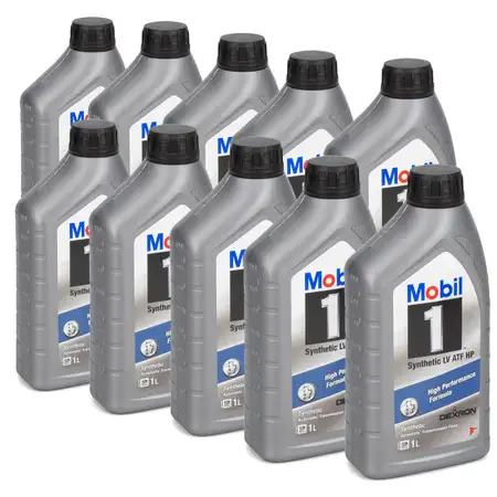 10L 10 Liter Mobil 1 Synthetic LV ATF HP Getriebe&ouml;l Automatikgetriebe&ouml;l DEXRON