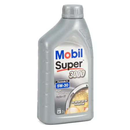 1L 1 Liter Mobil 1 SUPER 3000 FORMULA V 5W-30 Motor&ouml;l MB 229.31/51/52 VW 504/507.00