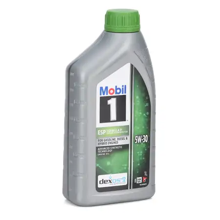 1L 1 Liter Mobil 1 ESP FORMULA P 5W-30 Motor&ouml;l MB 229.31/51/52 dexos2 PSA B71 2290/2297