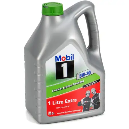 5L 5 Liter Mobil 1 ESP 5W-30 Motor&ouml;l &Ouml;l MB 229.31/51/52 VW 504/507.00 Porsche C30 BMW LL04