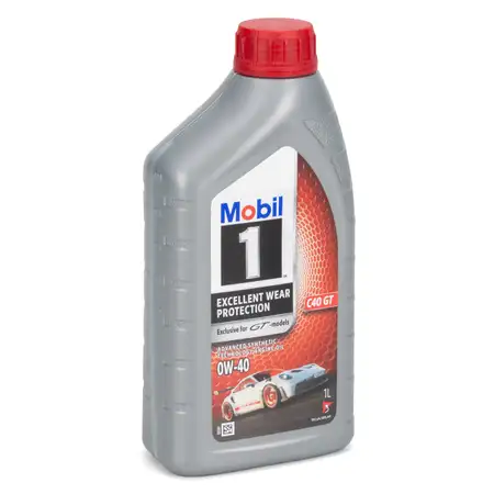 1L 1 Liter Mobil 1 0W-40 Motor&ouml;l &Ouml;l PORSCHE C40 GT Exclusive for GT-models GT GT2 GT3 GT4