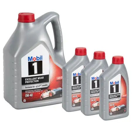 8L 8 Liter Mobil 1 0W-40 Motor&ouml;l &Ouml;l PORSCHE C40 GT Exclusive for GT-models GT GT2 GT3 GT4