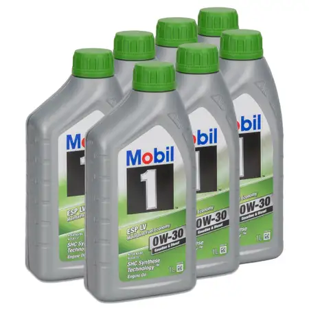 7L 7 Liter Mobil 1 ESP LV 0W-30 Motor&ouml;l BMW Longlife-12 FE MB 227.61 229.61 VOLVO 95200377