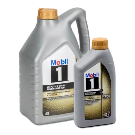 6L 6 Liter Mobil 1 FS X2 5W-50 RALLY FORMULA Motor&ouml;l &Ouml;l PORSCHE A40 MB 229.3