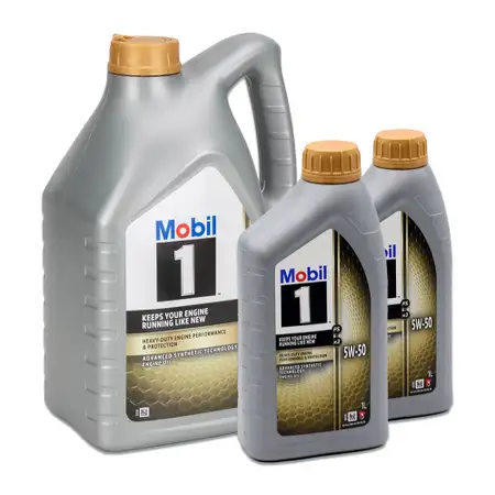 7L 7 Liter Mobil 1 FS X2 5W-50 RALLY FORMULA Motor&ouml;l &Ouml;l PORSCHE A40 MB 229.3