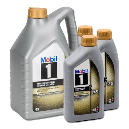 8L 8 Liter Mobil 1 FS X2 5W-50 RALLY FORMULA Motor&ouml;l &Ouml;l PORSCHE A40 MB 229.3