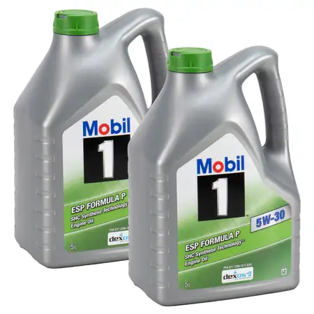 10L 10 Liter Mobil 1 ESP FORMULA P 5W-30 Motor&ouml;l MB 229.31/51/52 dexos2 PSA B71 2290/2297