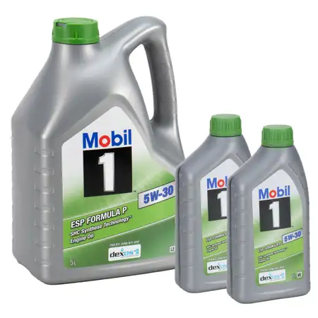 7L 7 Liter Mobil 1 ESP FORMULA P 5W-30 Motor&ouml;l MB 229.31/51/52 dexos2 PSA B71 2290/2297