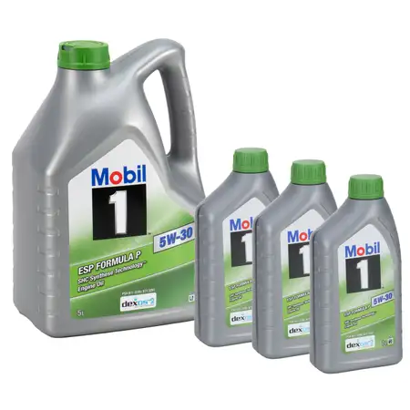 8L 8 Liter Mobil 1 ESP FORMULA P 5W-30 Motor&ouml;l MB 229.31/51/52 dexos2 PSA B71 2290/2297