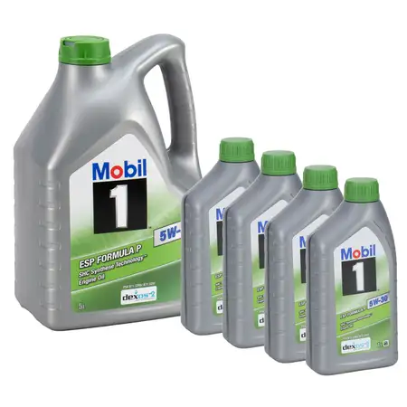 9L 9 Liter Mobil 1 ESP FORMULA P 5W-30 Motor&ouml;l MB 229.31/51/52 dexos2 PSA B71 2290/2297