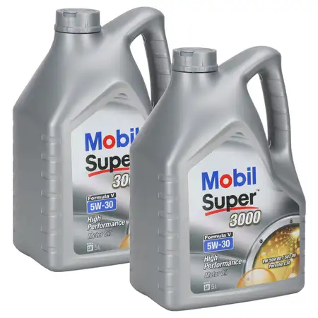 10L 10 Liter Mobil 1 SUPER 3000 FORMULA V 5W-30 Motor&ouml;l MB 229.31/51/52 VW 504/507.00