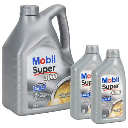 7L 7 Liter Mobil 1 SUPER 3000 FORMULA V 5W-30 Motor&ouml;l MB 229.31/51/52 VW 504/507.00