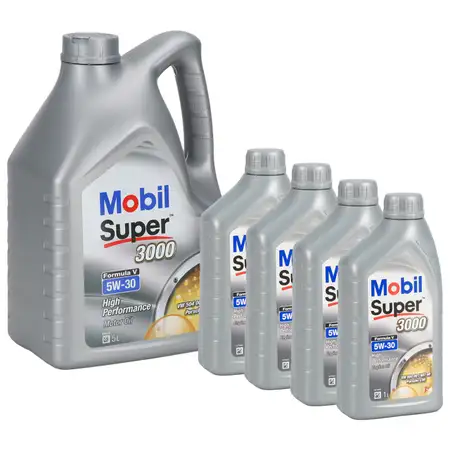 9L 9 Liter Mobil 1 SUPER 3000 FORMULA V 5W-30 Motor&ouml;l MB 229.31/51/52 VW 504/507.00