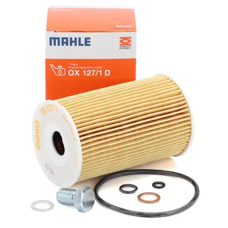 MAHLE OX127/1D &Ouml;lfilter + Schraube BMW E30 E36 E46 E34 Z3 M40 M42 M43 M44 ab 09.1995