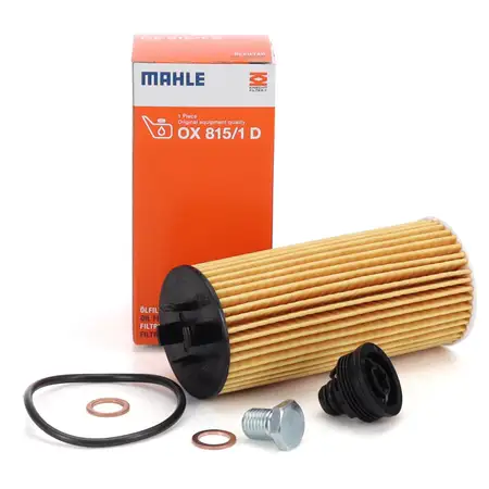 MAHLE OX815/1D &Ouml;lfilter + Schraube BMW F45 F46 U06 X1 F48 U11 X2 F39 MINI F55 F56 F60 F54