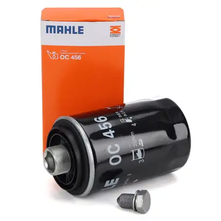 MAHLE OC456 &Ouml;lfilter + Schraube VW Golf 5 6 Passat B6 Tiguan 5N A3 8P A4 1.8/2.0 TSI/GTI