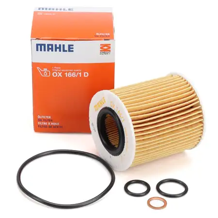 MAHLE OX166/1D &Ouml;lfilter BMW E81-88 E46 E90-93 E60/61 X1 E84 X3 E83 Z4 N40-46 11427508969