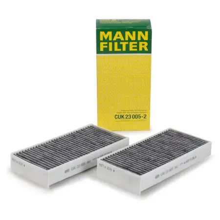 MANN CUK23005-2 Innenraumfilter Aktivkohle Satz BMW F45 F46 X1 F48 MINI F55 64116823725