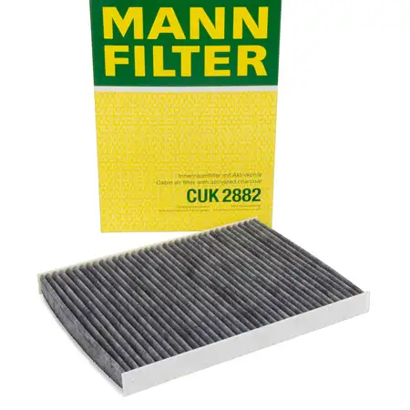 MANN CUK2882 Innenraumfilter Aktivkohle VW Golf 3 4 Polo 3 Passat B5 AUDI A3 LEON Octavia