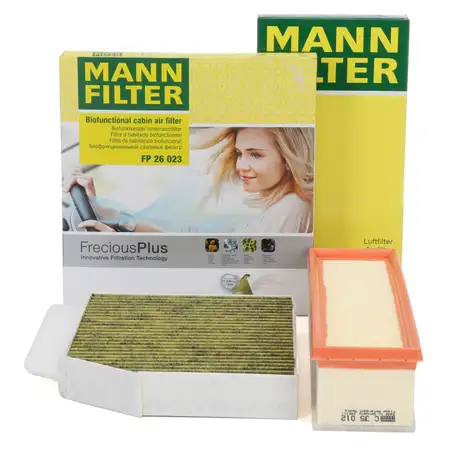 MANN FreciousPlus Innenraum + Luftfilter MERCEDES W205 S205 C180/200 BlueTEC / d OM626