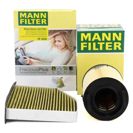 MANN FreciousPlus Innenraum + Luftfilter VW Golf 5 6 Passat B6 B7 Tiguan 5N Touran A3 8P