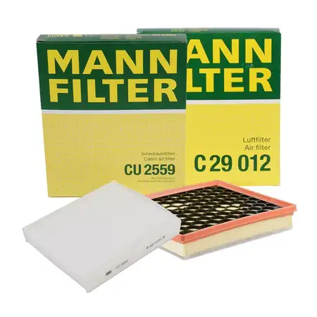 MANN Innenraumfilter + Luftfilter OPEL Insignia A (G09) SAAB 9-5 (YS3G)