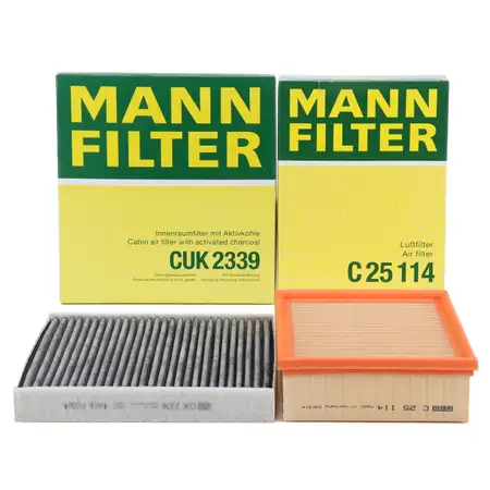 MANN Innenraumfilter + Luftfilter BMW Z4 E85 2.2i 2.5i 3.0i M54 170/192/231 PS