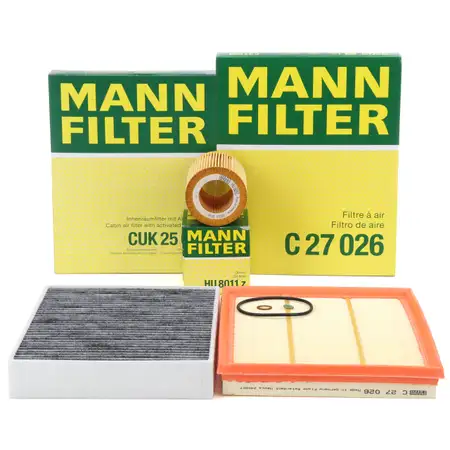 MANN Filterset Filterpaket BMW 2er M2 F87 370 PS N55 11.2015-06.2018