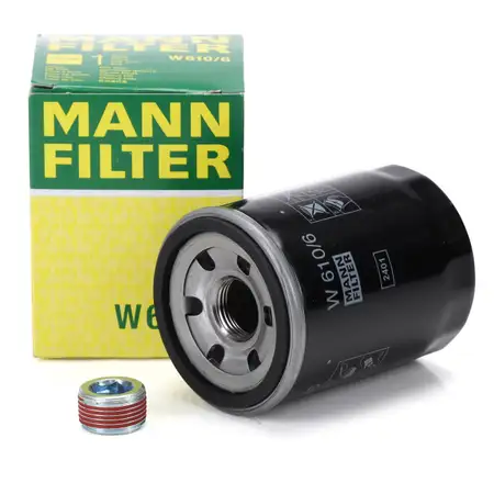 MANN W610/6 &Ouml;lfilter + Schraube FIAT 500 500L Bravo Doblo Panda Punto Stilo Tipo 1.2 1.4