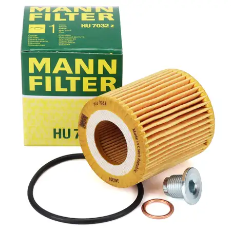 MANN HU7032z &Ouml;lfilter + Schraube FORD Focus 4 OPEL Astra L Corsa F PEUGEOT 308 2 1.5 D