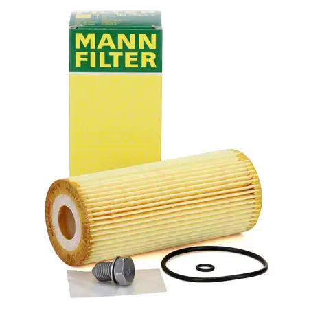 MANN HU726/2x &Ouml;lfilter + &Ouml;lablassschraube AUDI FORD SEAT SKODA VW 1.9-2.5 SDI/TDI