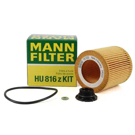 MANN HU816zKit &Ouml;lfilter BMW 3er F30 F31 F34 320/328i 5er F10 F11 520i 1er 125i